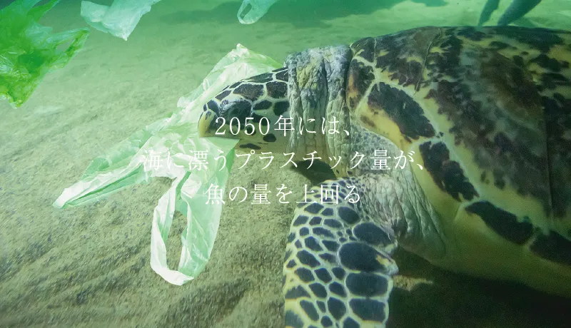 海に漂うプラスチック量が、魚の量を上回る