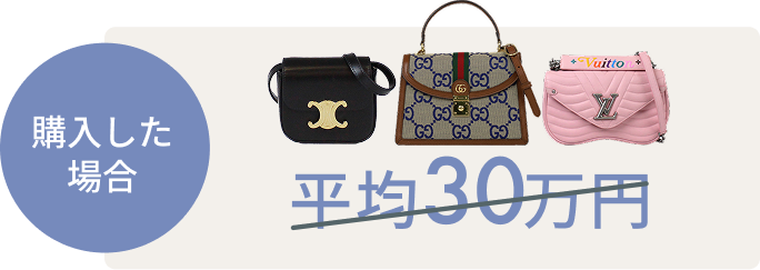 バッグを購入した場合