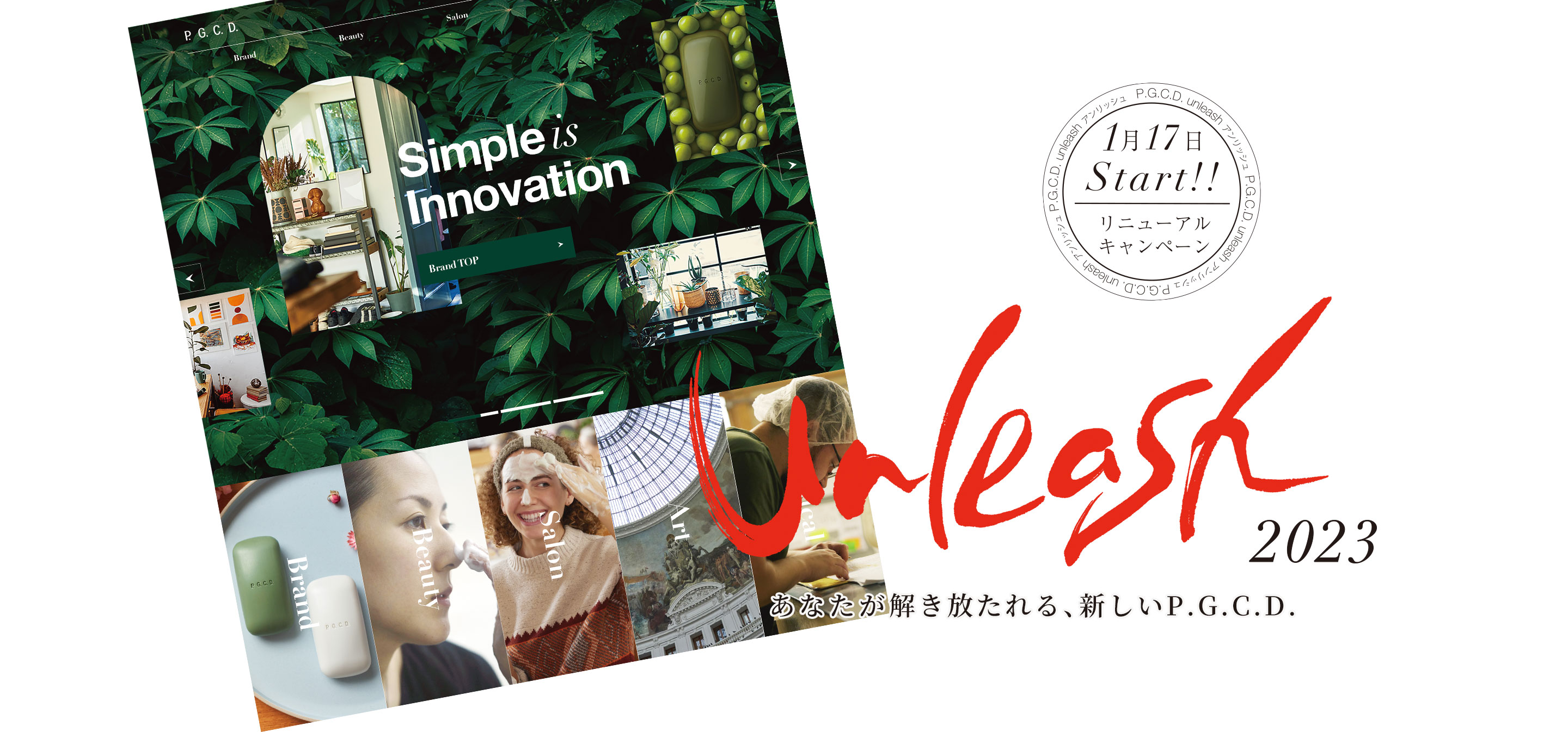 unleash 2023 あなたが解き放たれる、新しいP.G.C.D.
