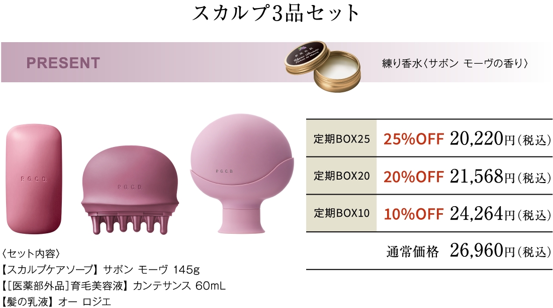 スカルプ3品セット