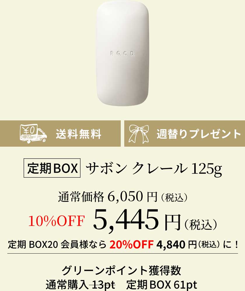 定期BOX20スキンケア