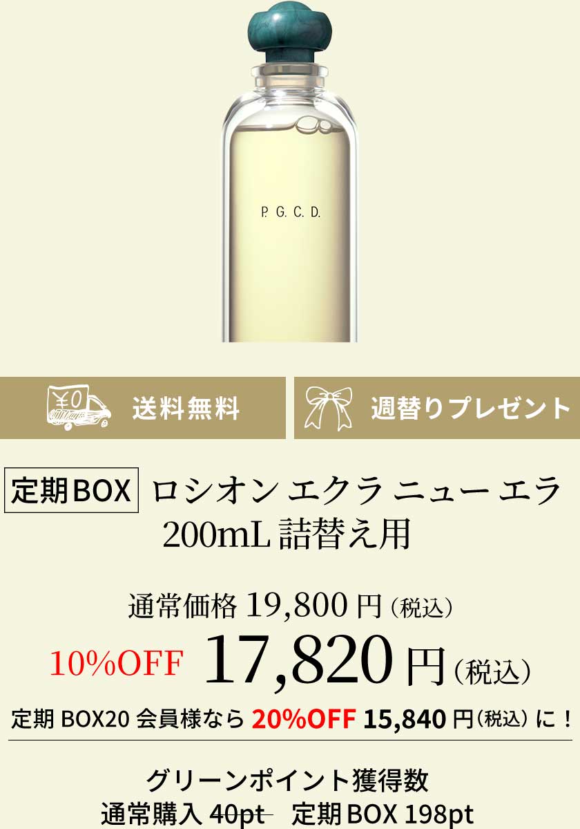 定期BOX20スキンケア