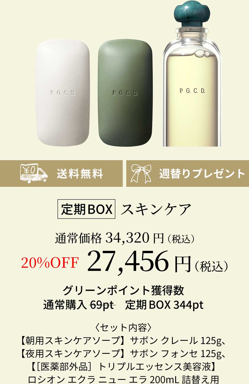 定期BOX20スキンケア