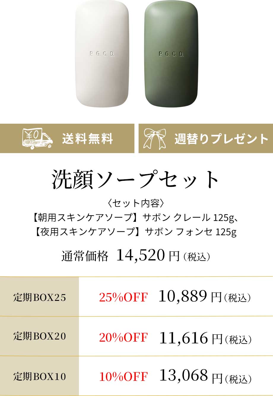 洗顔ソープセット